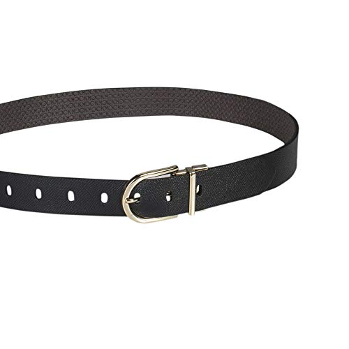 Calvin Klein Women's Reversible Belt, Black/Brown Casual, Large #TOP3