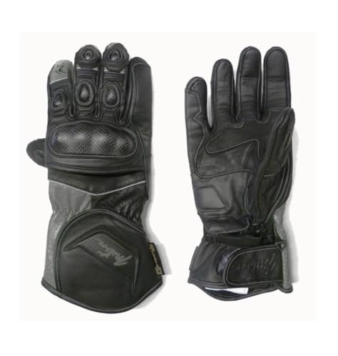 Gant moto route été ventilé taille L noir avec grip racing deux roues