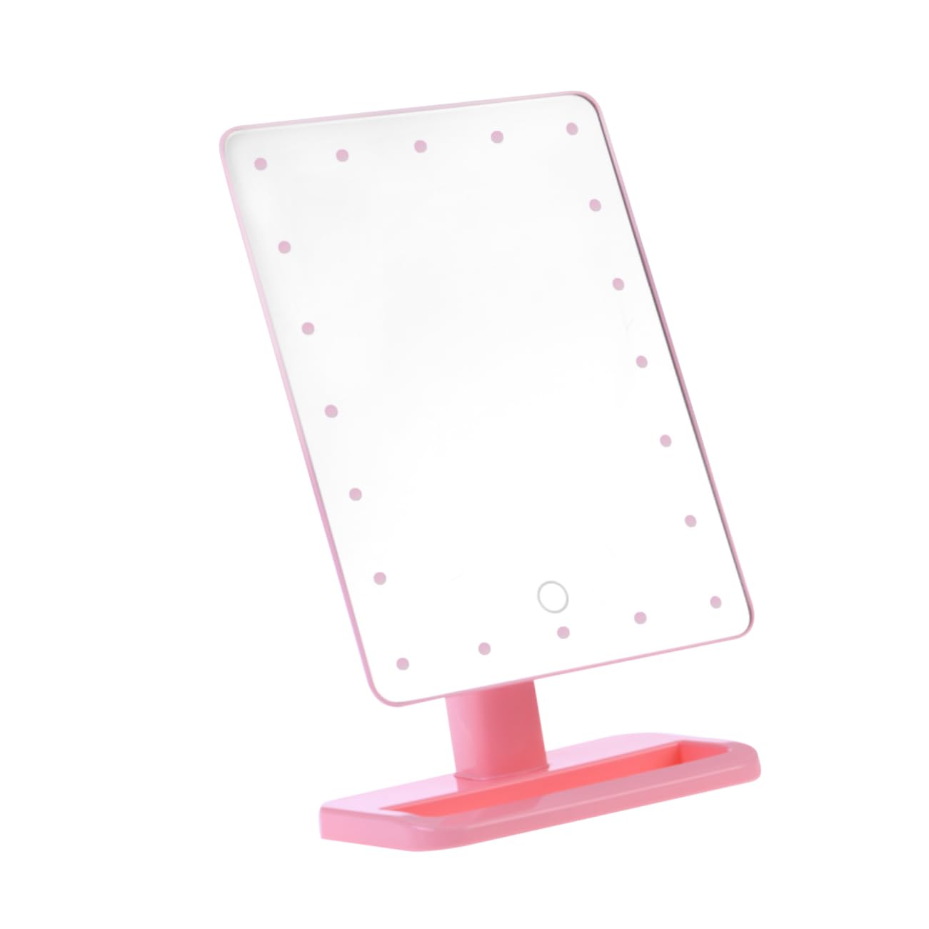 Miroir maquillage LED portable et miroir cosmétique rotatif de salle de bain