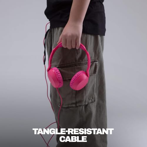 Image of Skullcandy Icon 180 Wired On-Ear Headphones - Crazy Pink
