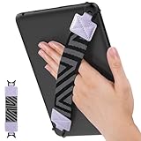 【Compatible con Funda】- Su diseño de alta elasticidad permite sujetarla a las tabletas más gruesas o con funda protectora, desplegando el cierre de sujeción con un poco de fuerza.