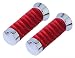 Lowrider Red Custom Swirl Velour Grips for Bike Handle Bars, Bicycle Handle Bars, Works on 7/8" Handlebar. 1 Set