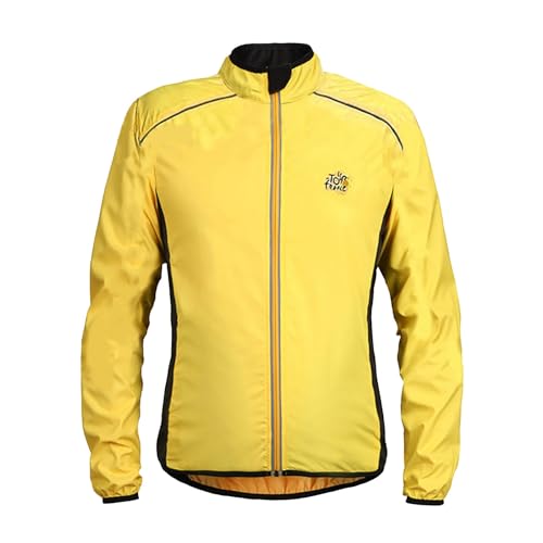 Chaqueta de ciclismo para hombre contra el viento frío en entrenamientos largos