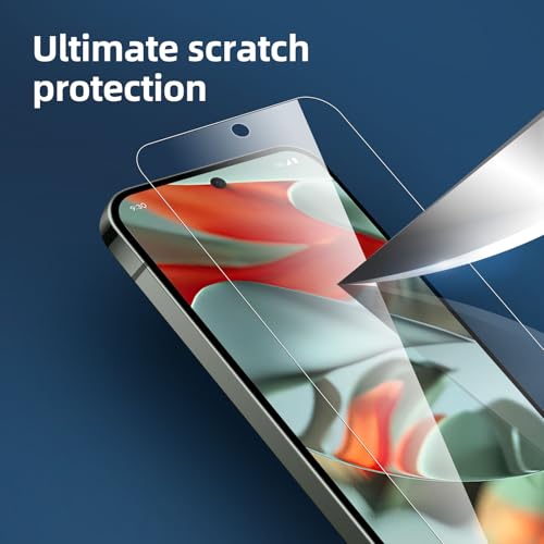 Image of NEW'C Pack of 3 for Google Pixel 10 Pro XL, Pixel 9 Pro XL for Tempered Glass, Scratch Free, 9H Hardness, HD Screen Protector, 0.33 mm Ultra Clear, Ultra Resistant