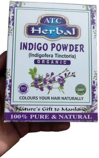 Miniatura 4 de Polvo índigo (paquete de 3.53 onzas), color natural para el cabello que hace que el cabello sea naturalmente negro