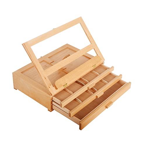 Vencer Adjustable Wooden Artist Easel with Storage VAO-013