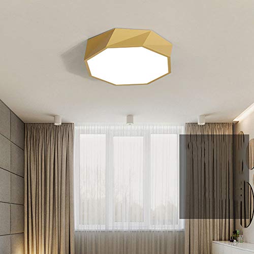Luz montaje LED techo moderna lámpara ahorro energía ajustable geometría sólida multifacética 5