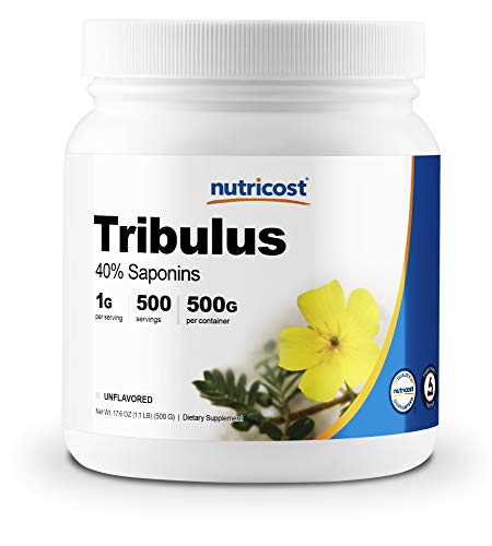Nutricost Tribulus Terrestris Powder 500 Grams (1.1lbs) - Gluten Free, Non-GMO