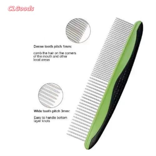 Image of Pet Grooming Comb Set, Pet Dematting Comb,Dogs Comb, Cats Comb, Blue