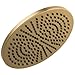 Delta Faucet Single-Spray Raincan Shower Head, Gold Shower Head, Rainfall Shower Head, Round Shower Head, 2.5 GPM Flow Rate, Lumicoat Champagne Bronze 52158-CZ-PR25