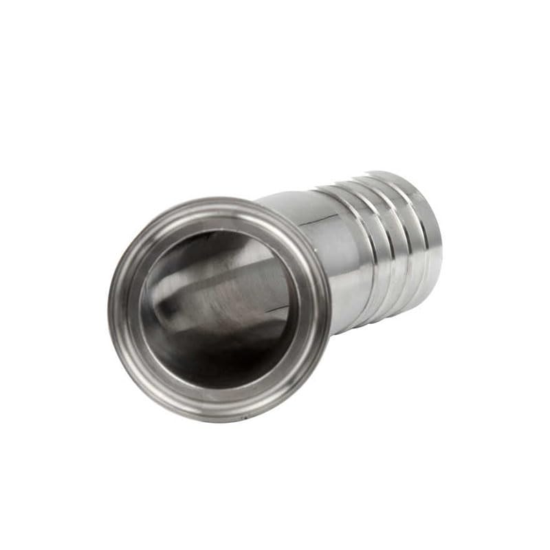 Codo tri clamp 45 grados de acero SUS304 para conectar mangueras de 12.7mm en destilación 4