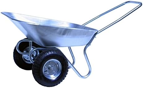 90L twin wheel wheelbarrow - Delivered fully assembled