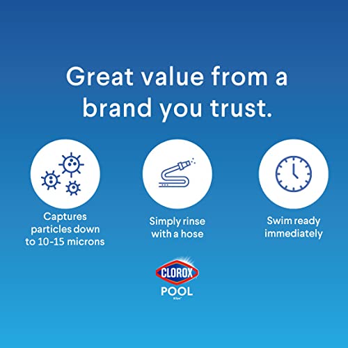 Clorox Silver Edition Advanced Pool Filter | Replacement For Waterway Clearwater Ii, Proclean 150, Unicel C-8414, Pleatco Pa150S, Filbur Fc-0822, And More | 150 Sq Ft Pleated Filter Media #TOP6