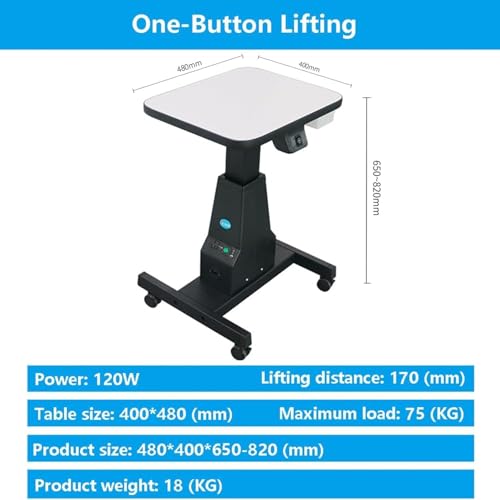 Table élévatrice électrique pour magasin d'optique et de lunettes