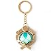 YYBHSD Genshin Impact Figure Porte-clés en métal, 7 éléments Eye of God, Pendentif en Verre de Cristal de Mode Cosplay, Collection d'animation Bijoux Cadeau