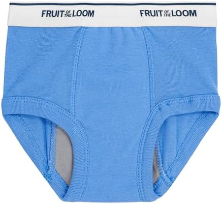 Fruit of The Loom Boys Cotton Training Brief Underwear, 3-Pack, Assorted, 4T-5T - 4