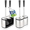 UMIEN Toilet Brush & Plunger Set - 18-Inch Stainless Steel With Freestanding Canister 4 thumbnail image