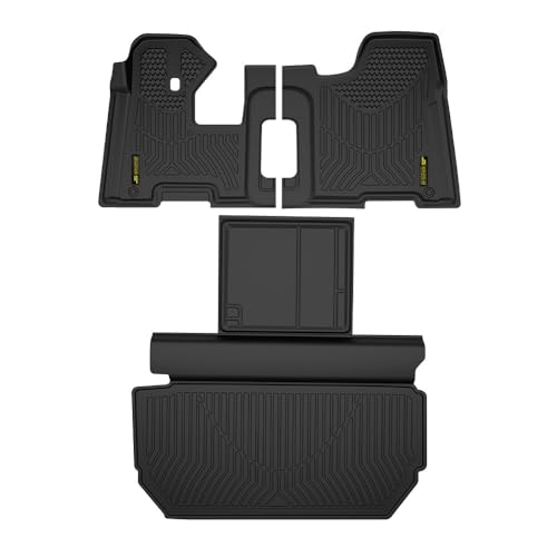 ALLGOOD TPE Floor Mats Cargo Liners Fit Peterbilt 365 367 384 386 388 389 2006-2019 3PCS All Weather Protection Black Alfombras para Carro