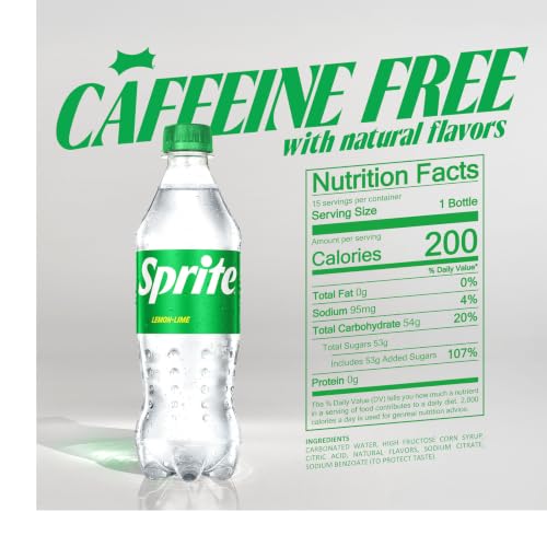 Image of Sprite Lemon-Lime Soda Soft Drink Bottles, 16.9 fl oz, 15 Pack