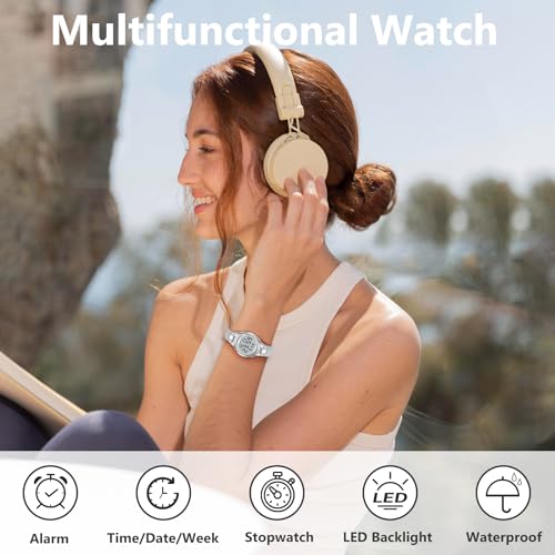 Timever L6662S-SILVERGREY-TEUS Watches For Women Sport Digital Womens Watch Waterproof thumb #3