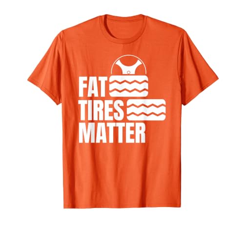 Fat Tires Matte Tyre Dealer Tyre Wheels Rims Workshop T-Shirt, Men, Orange, 3X-Large