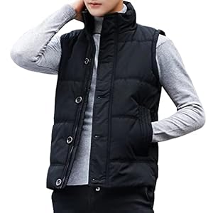 CHUNYU Herfst Winter heren vest Jas Mouwloos heren Casual Down Katoenen Vest Jas Mannelijke Casual vest Jassen