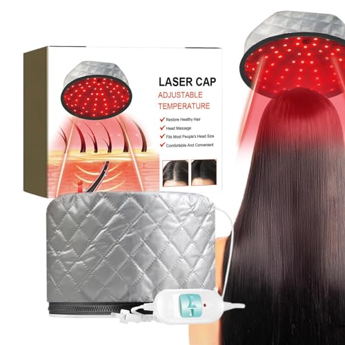 Capot Chauffant Pour Cheveux Vapeur Soins, Bonnet Chauffant Cheveux Soin, Bonnet Chauffant Cheveux Avec 2 Niveaux De Température, Casque Vapeur Cheveux Pour Cheveux Crépus Curl Capillaire
