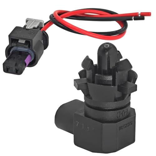 13583411 Ambient Air Temperature Sensor with Connector Pigtail Harness Compatible with Buick Chevy Cadillac GMC
