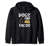 Dogs And Tacos Neapolitan Mastiff Mexican Food Lovers Zip Hoodie