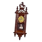 Vintage-pendeluhr- – kann als layout-requisite, fotografie-requisite, mini-hausdekorationszubehör, retro-pendeluhr- verwendet werden