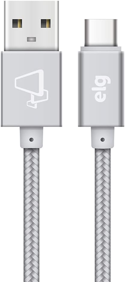Cabo Nylon Reforçado Usb Tipo-C de Recarga E Sincronização - Prata - Tc10Bs - - imagem principal