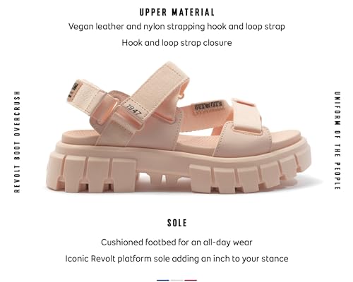 Palladium Women's Revolt Sandal Mono, Sandy Peach, 9.5 M — view 4