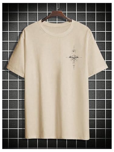 GORGLITTER Men's Drop Shoulder Graphic Tee T-Shirts Crewneck Short Sleeve Casual Summer Tops3