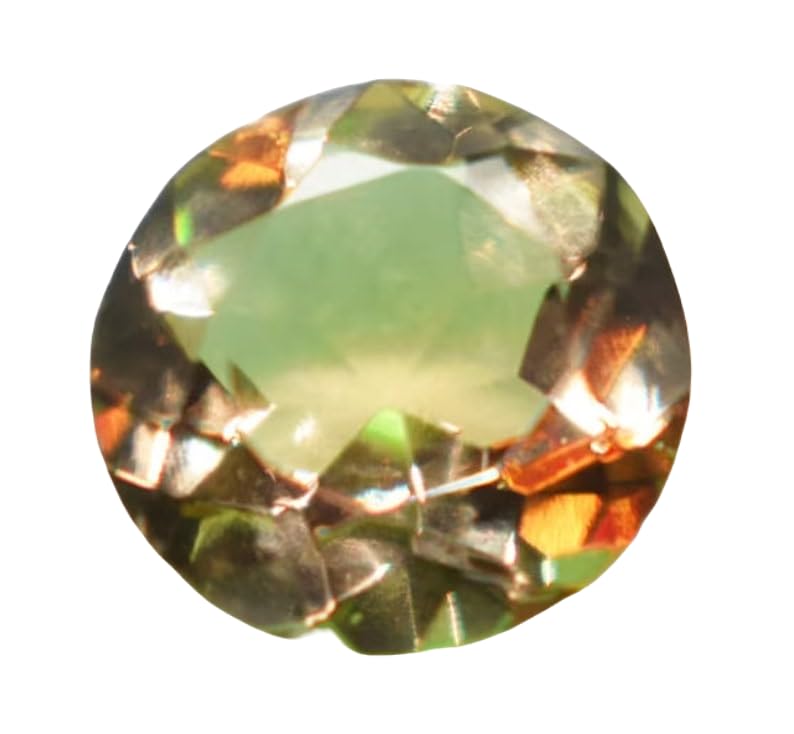 Alexandrite naturelle de 10 mm facettée, gemme d'exception ronde pour bague et pendentif luxe