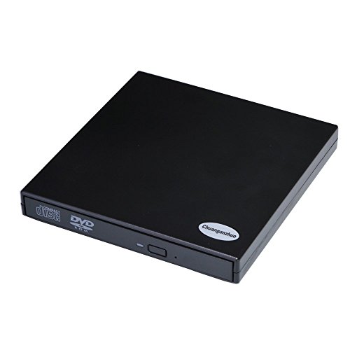 Chuanganzhuo External CD DVD Drive, Black
