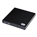External Optical Drive USB 2.0 DVD/CD Player for Mac Windows 2000/XP/Vista/Win 7/ Win 8/Win 10,Ultra Notebook PC Desktop Computer+Dustproof Bag Case,Black