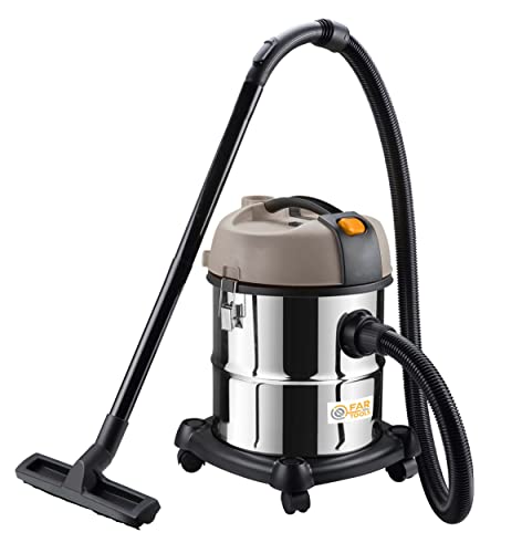 Fartools Aspirateur à decolmatage Manuel Eau&poussières 1000W, cuve en INOX 20L, Volume d'air 96m3/h(16Kpa)
