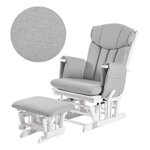 KUB Chatsworth Premium Glider Nursing Chair & Footstool Cover