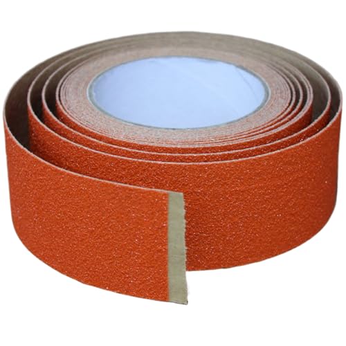 Image of Anti Slip Tape 2 Inch Wide, Waterproof Grip Adhesive Heavy Duty High Traction Friction for Indoor /Outdoor Steps (17 Ft /Orange).