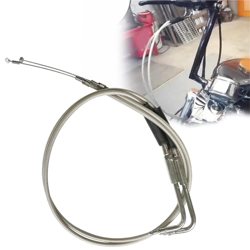 Câble d'accélérateur moto en acier anti grippage pour Sportster 883 110 cm