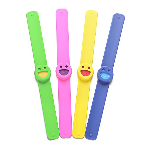Kids Essential Oil Diffuser Bracelets Kit,4-pack Eco-friendly Silicone Wristbands,with 20 Felt Refill Pads,Aromatherapy Slap Bracelets for Girls Boys Women - Image 4