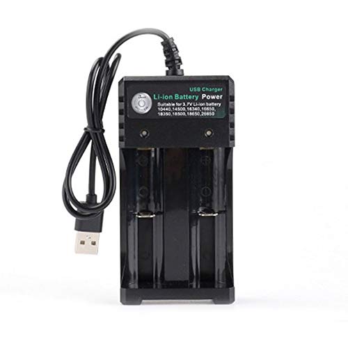 Lynn025Keats Battery Charger For 3.7V 18650 14500 16340 26650 Batteries 2 Ports Battery Charger With USB Plug Power Tool Accessories