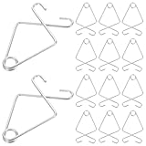 Utilisation polyvalente : idéal pour la décoration des plafonds et la suspension d’objets, convient à diverses applications, clips pour grilles de plafond, crochets de suspension pour plafond