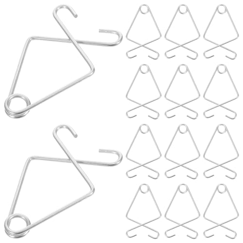 Alipis Lot de 50 Crochets de Plafond Suspendus Réglables sans Outil pour Suspendre Décorations Légères, pour Bureaux, Écoles, Mariages et Maisons