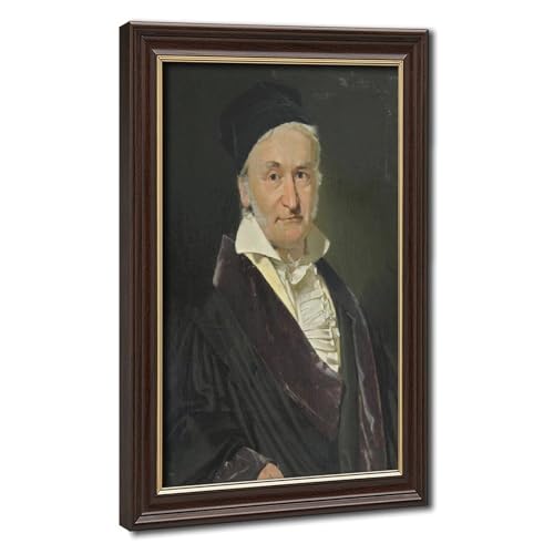 Poster Carl Friedrich Gauss grand format pour sublimer la décoration d'un bureau