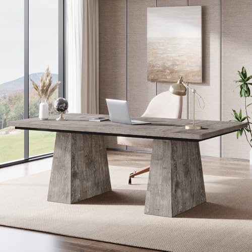 Tribesigns 63-Inch Modern Executive Office Desk
