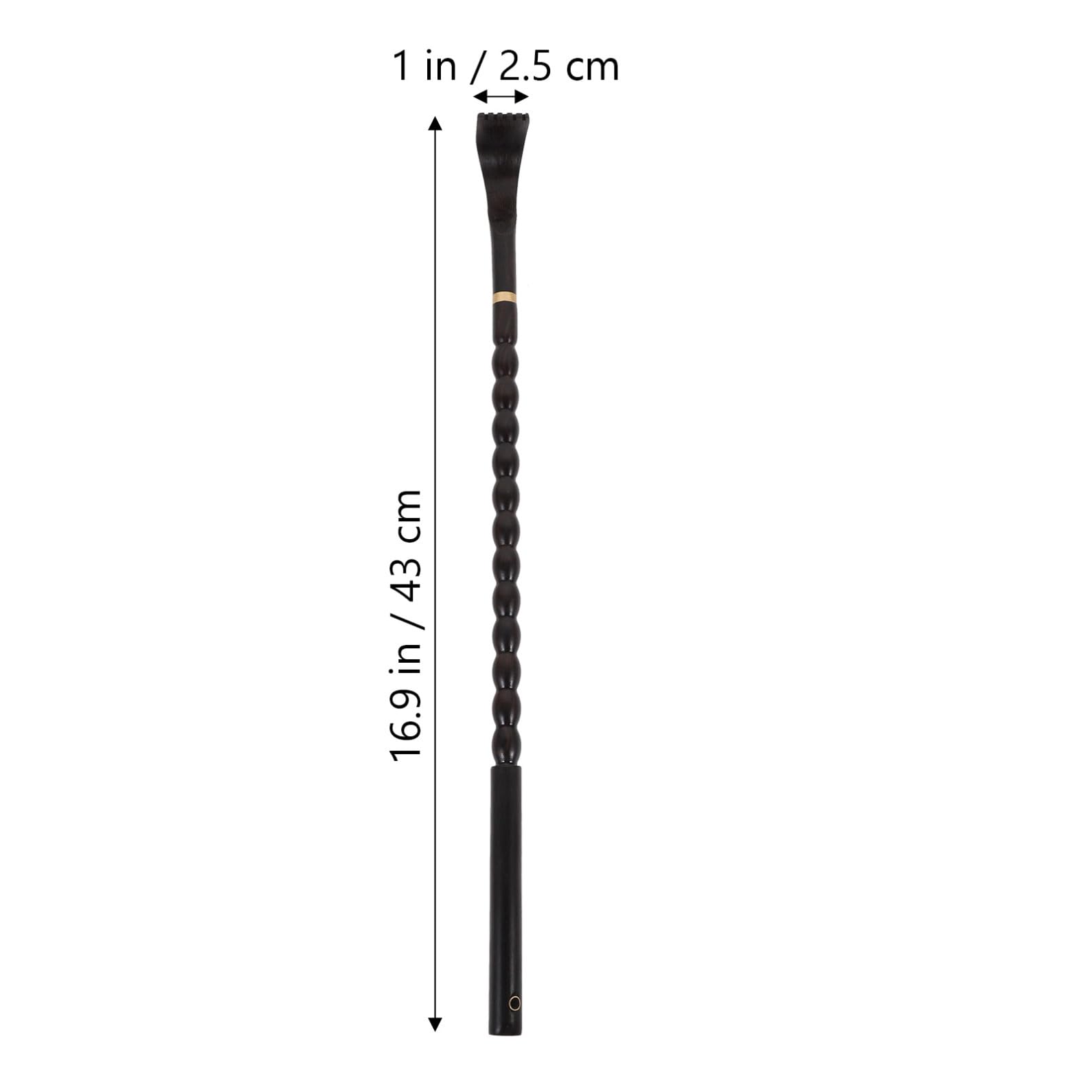 3 Piezas cosquillas rascador de espalda para largo rascadores herramientas de masaje raspador herramienta para rascarse la espalda rascador de espalda doméstico ébano Negro