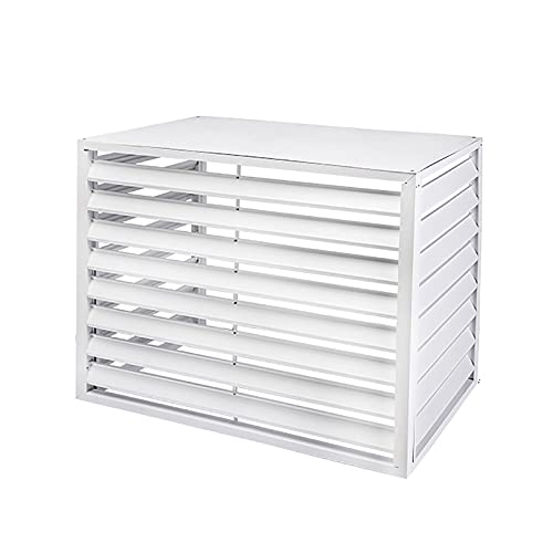 Fenster- Klimaanlagen- Zaun- Schutzabdeckung, Kondensationseinheit- Schutzabdeckung, wasserfeste, staubdichte, robuste Fenster- AC- Schutzabdeckung, Aluminium- Sichtschutz- AC- Abdeckungen für den Auße
