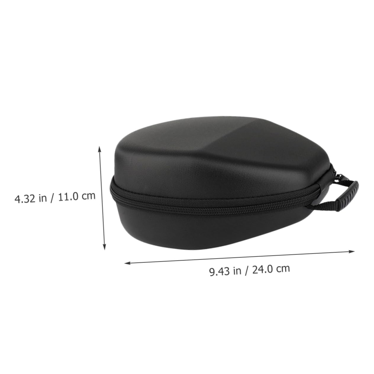 SHINEOFI Custodia per Cuffie in Materiale Pu Borsa Cerniera Portatile per Auricolari e Cavi Dati Design Leggero e Multiuso
