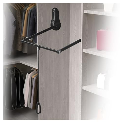 Tige de suspension du placard pour optimiser les petites penderies et suspendre les vêtements